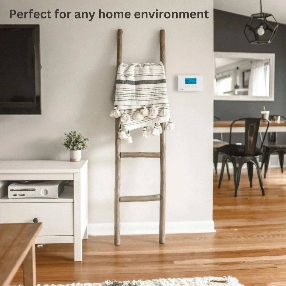 Lux Pro P621U-010 Programmable 5-1-1 Day Thermostat, 2 Heat, 1 Cool - Image 4 of 4