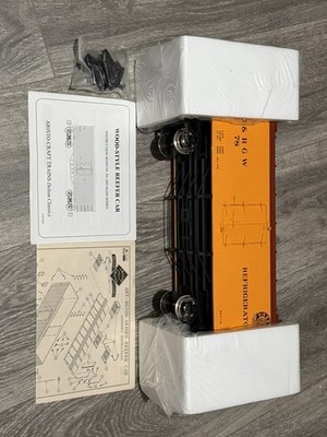 Aristo Craft Trains Yellow Wood Reefer Car #ART86201 Delton Classics D.&R.G.W.