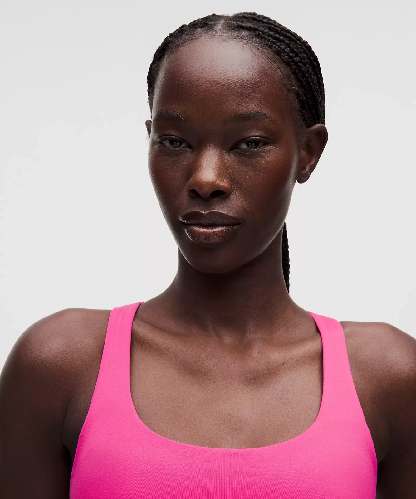 LULULEMON Energy Longline Bra Medium Support B-D Cups Evolve Sonic Pink NWT USPS image 2