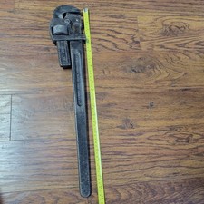 VINTAGE TRIMO 24" INCH HEAVY DUTY FLEX HEAD ADJUSTABLE PIPE WRENCH DROP FORGED 
