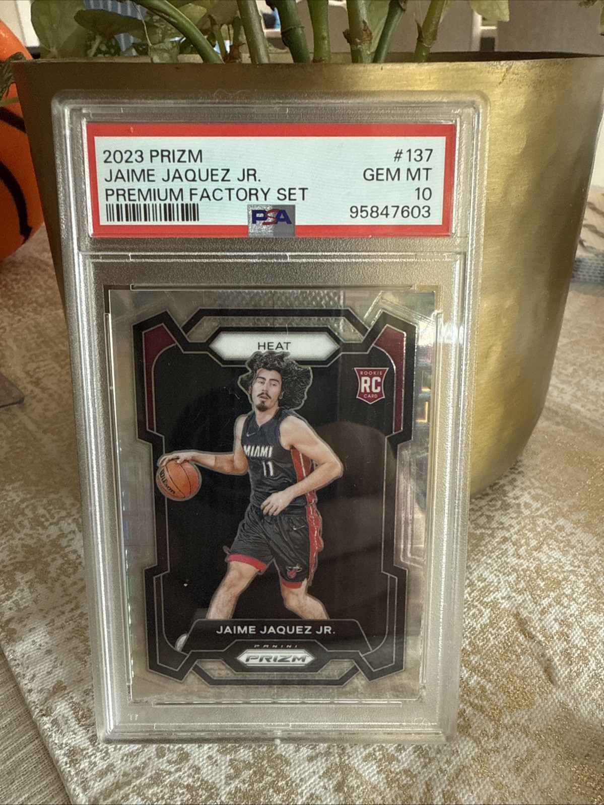 2023-24 Panini Prizm - Jaime Jaquez Jr. #137 Premium Factory Set Prizm /150 (RC)