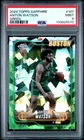 2024 Topps Chrome Sapphire Basketball Green Anton Watson #107 PSA 9