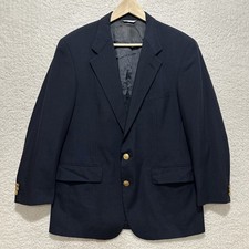 Polo University Club by Ralph Lauren Navy Blue Academia Sports Coat Blazer Sz 42