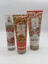 Vera Bradley Bath Body Works Set Cream Mist Body Wash Peach Blossom Nectar