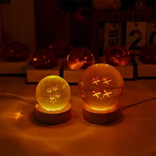 Dragon Ball Crystal Ball Lamp Action Figure Shenron Wish Balls Led Night Light