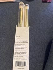 Battington Gold Contour and Powder Brush Set Boxycharm NIB MSRP 90.00 