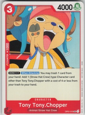 ONE PIECE CHOPPER カード15冊　専用 One Piece TCG Tony Tony.Chopper (015) UC One Piece Demo Deck Cards