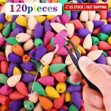120Pcs Backflow Incense Cones Natural Mixed S...