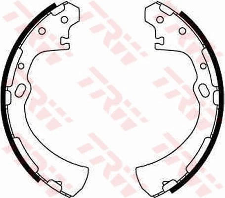 BRAKE SHOE SET GS8512 FOR DONGFENG NISSAN TU5JP4 1.6L ZG15/4A15 1.5L 4cyl 2.4L - Image 4 of 4