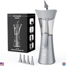 Ear Wax Removal Kit - Manual Ear Cleaner with Soft Silicone Tip for Home Use