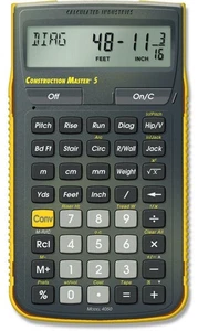 Calculated Industries Maître de construction 5 Modèle de calculateur scientifique 4050