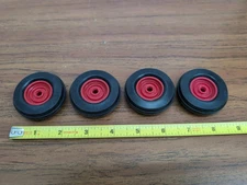 1/16 Ertl Toy Parts front Rims And Tires International Tractor Wheels x4
