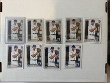 Lot of (9) ASA LACY 1st 2020 Bowman Chrome and Paper Draft Royals Rookie Card RC
