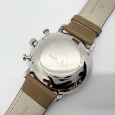 JUNGHANS Max Bill Chronoscope 01426 027/4501.01 Black AT Men's Watch Authentic 8