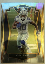 Panini 2020 Select Premier Level CeeDee Lamb Rookie #157 Cowboys NFL Card. rookie card picture
