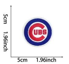CHICAGO CUBS BASEBALL IRON ON PATCH