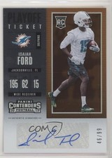2017 Panini Contenders Rookie Playoff Ticket 46/99 Isaiah Ford #136 Auto 2r8