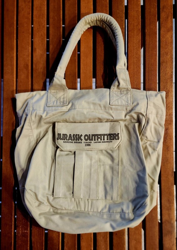 JURASSIC PARK JURASSIC OUTFITTERS VINTAGE 1996 CANVAS SHOULDER TOTE RARE NEW 