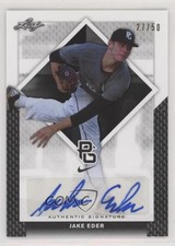 2016 Leaf Perfect Game National Showcase Black 27/50 Jake Eder #BA-257 Auto 0cx3