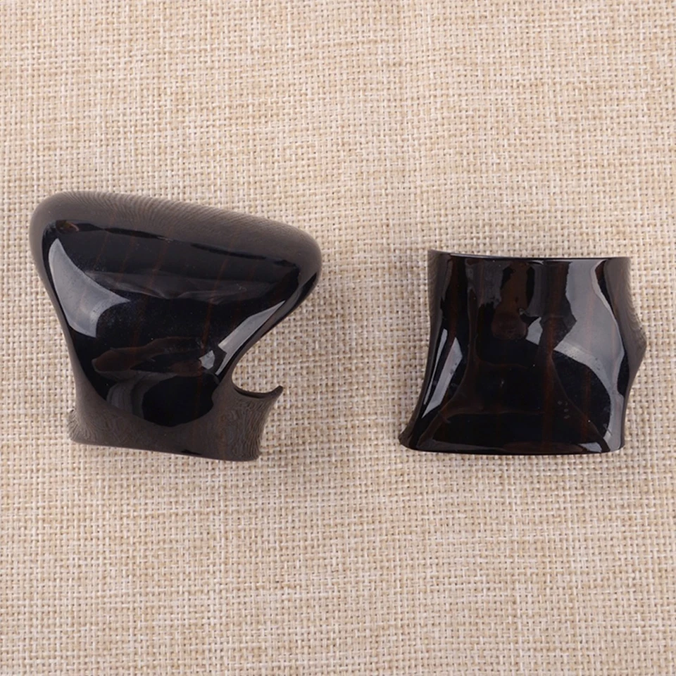 Black Wood Grain Gear Shift Knob Cover Trim Fit for: Lexus ES350 ES300h 18-20 - Image 2 of 4