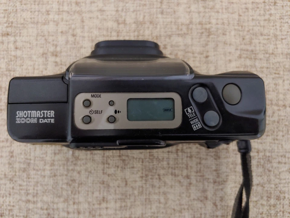 Câmera de Filme Ricoh 35mm Shotmaster AF Super Zoom Point & Shoot Filme - Imagem 4 de 4