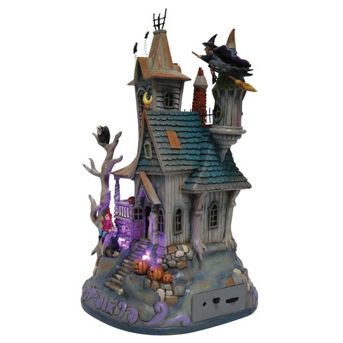 Jim Shore Heartwood Creek Haunted House Figurine, Lit Spooky Halloween House ... - 第 9/9 張圖片