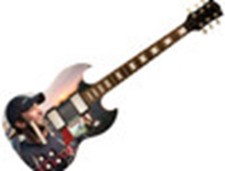 Luke Bryan Signed "Sunset Serenade" Custom Graphics Guitar ACOA