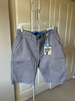 Plugg Men's Pelican Grey Stretch Shorts Size 30