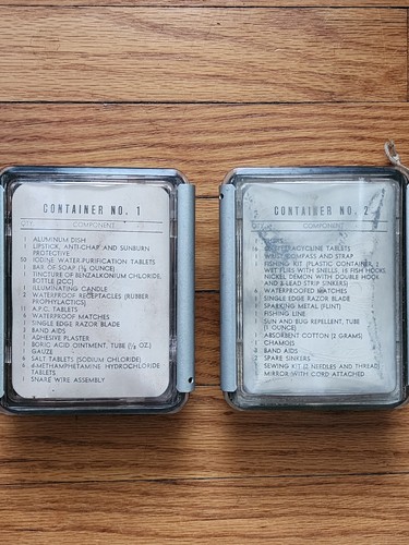 US Vietnam War Airman's Escape and Evasion Survival Kit, 1965