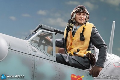 DID 1/6 Scale WWII German Luftwaffe Ace Pilot   Erich Hartmann 12'' Figure D80190