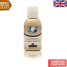 High-Gloss Plastic & Acrylic Polishing Compound 1.7oz - Perfect for Cars & Boats