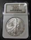 2003 P American Silver Eagle  NGC MS 69 / No Spots
