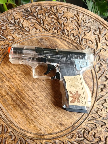 Crosman Stinger P9T Clear Airsoft Pistol 6mm Spring Powered w/ Magazine Works