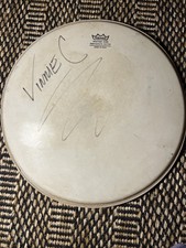 Remo BA-0815-00 15" Ambassador Suede Weatherking Batter Drum Head Signed Vinnie