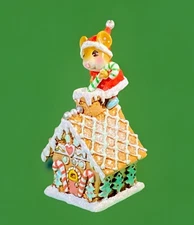 Wee Forest Folk TM-4 WEE SANTA'S GINGERBREAD HOUSE. Fast Free Shipping!