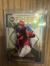 2022 Topps Finest Flashbacks Hunter Greene #119 Rookie Card RC Cincinnati Reds. rookie card picture