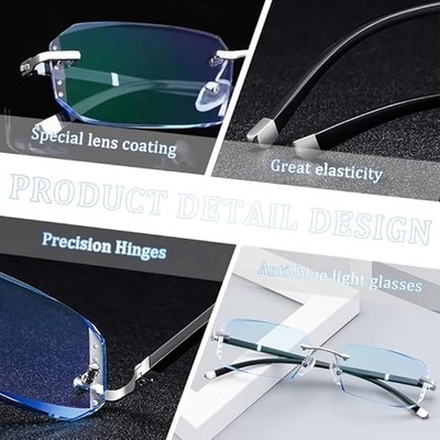 2026 New Vision Pro Eye Glasses, Clarity Multifunctional Smart Blue Glasses, ...