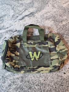 GANZ Webkinz Camo Carrier Green Pet Tote Mini Bag WE000160 Camouflage W Logo