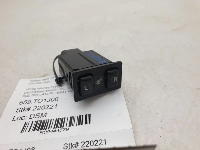 Toyota Camry XLE 2008 interruptor de control de asiento térmico Foto 2 de 4