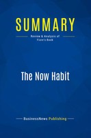 Businessnews Publishing | Summary: The Now Habit | Taschenbuch | Englisch (2016)