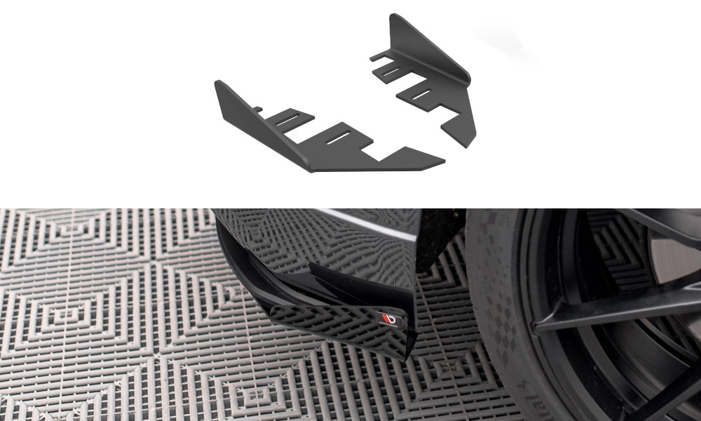 Flaps Latéraux Arrière Maxton Audi S3 Sportback 8V Facelift Spoiler Bas de Caisse