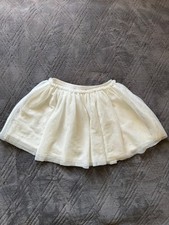 Cat Jack White Skirt With Ruffles And Tiny Polka Dots Sz 5T