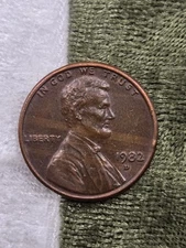 1982 D Lincoln Memorial Cent Woody Improper Alloy Mixture Error