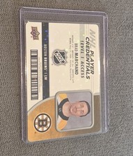NHL Upper Deck MVP 2018 Brad Marchand NHL-BM Player Credentials