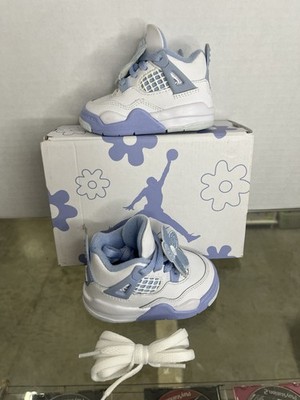 Air Jordan 4 TD  forget Me Not  Size:4C Worn Once OG ALL