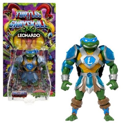 Leonardo - MOTU x TMNT - Turtles of Grayskull Actionfigur - 14cm Actionfigur