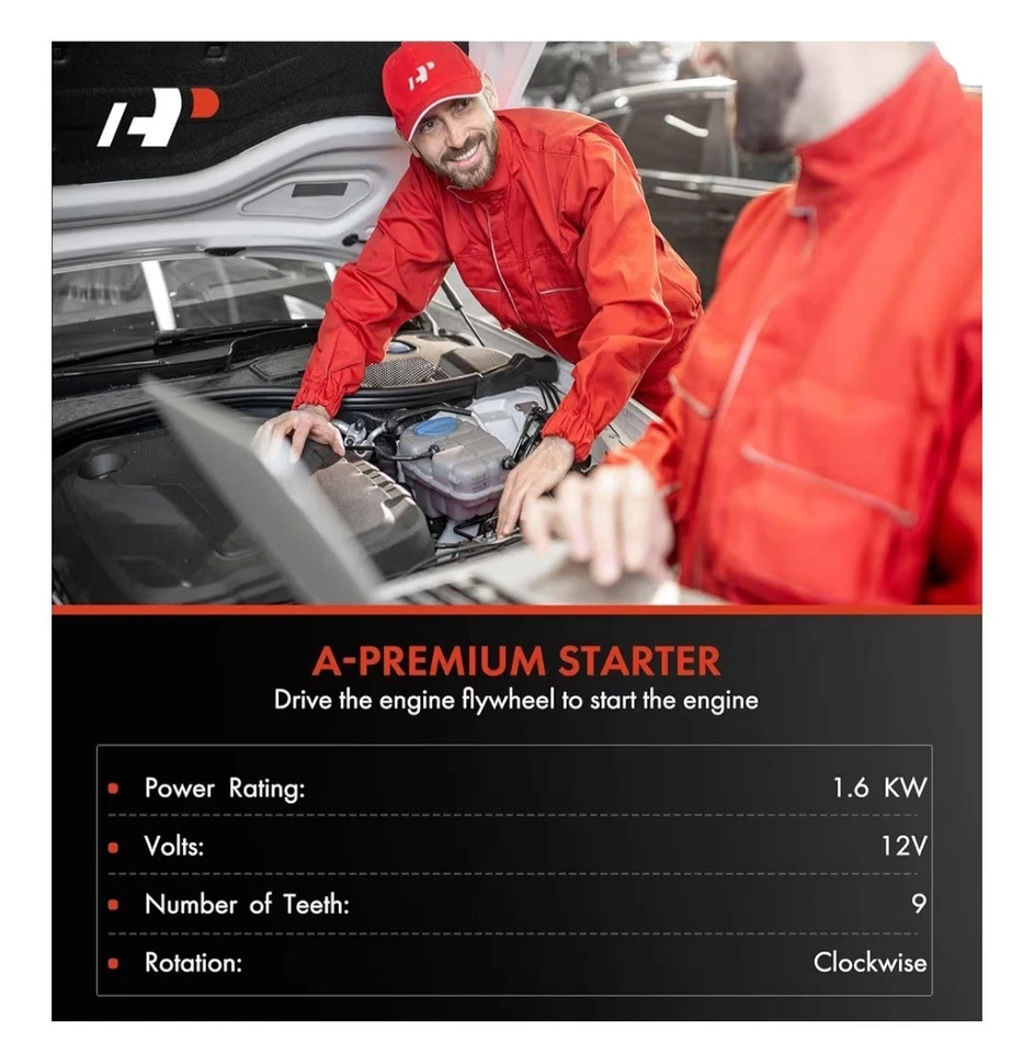 Motor de arranque para Honda Accord 06-12 Civic CR-V Element Acura CSX TSX 1.6KW 9T - Imagem 4 de 4