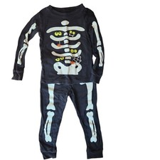 Carter's Boys Glow in the Dark Halloween Long Sleeve 2-piece Pajamas Size 3T