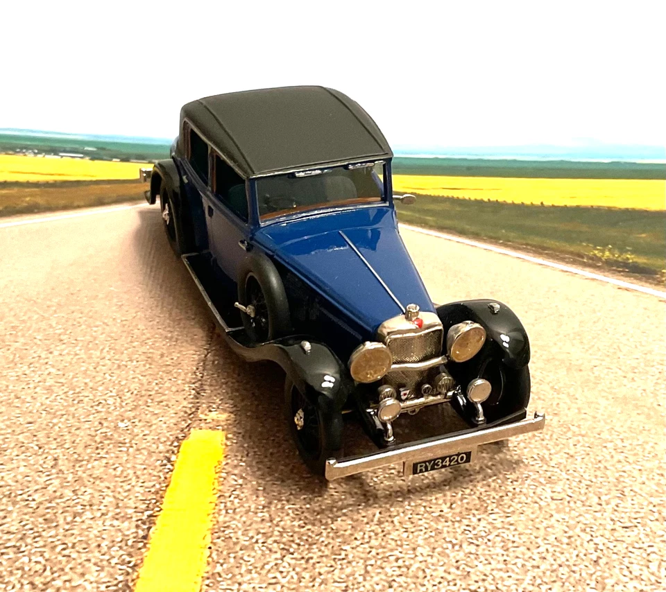 TOP MARQUES England hand built 1933 ALVIS SPEED 20 MAYFAIR SALOON #HE 1 BOXED - Image 2 of 4