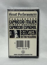 Tchaikovsky : Capriccio Italien / Capriccio Espagnol Cassette  Rare New Sealed